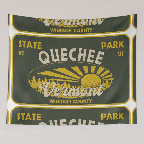 Item preview, Quechee State Park, Windsor County, Vermont, badge design designed and sold by Wanderful-roads.