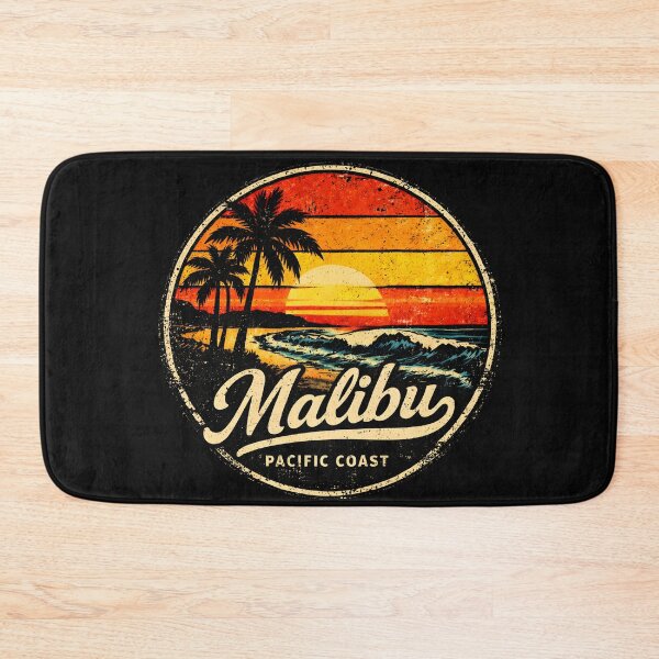 Item preview, Malibu Sunset Beach Retro Vintage Surf Pacific Coast designed and sold by JerdbordinShop.