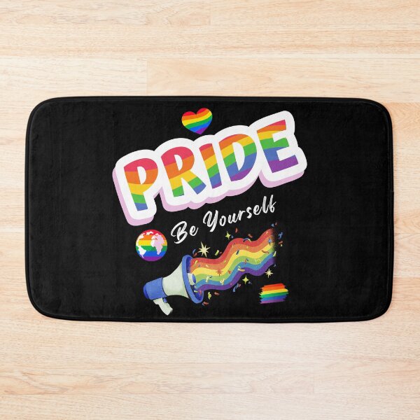 Item preview, Pride Be Yourself Rainbow Megaphone LGBTQ Love Wins Color Splash Design designed and sold by CHANCHANAI.