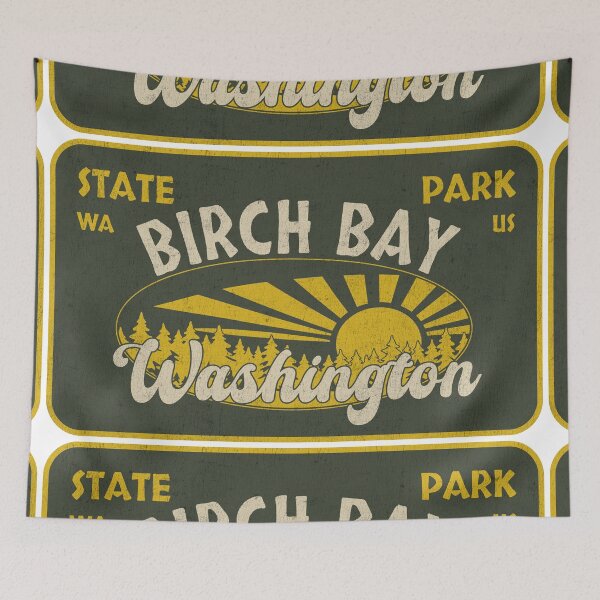 Item preview, Birch Bay State Park, Washington, badge design designed and sold by Wanderful-roads.