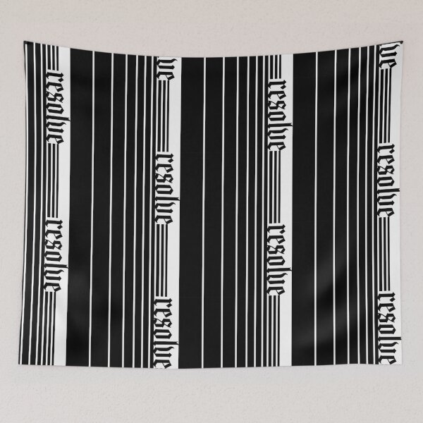 Item preview, Resolve Barcode Flag Gothic Streetwear Design designed and sold by DWBROODLE.