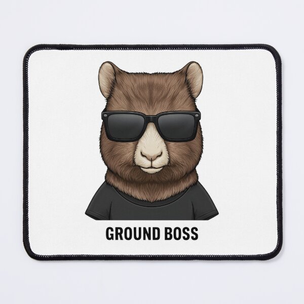 Item preview, Ground Boss Wombat designed and sold by SurajDesigns.