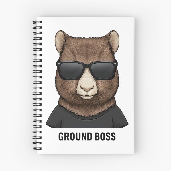 Item preview, Ground Boss Wombat designed and sold by SurajDesigns.