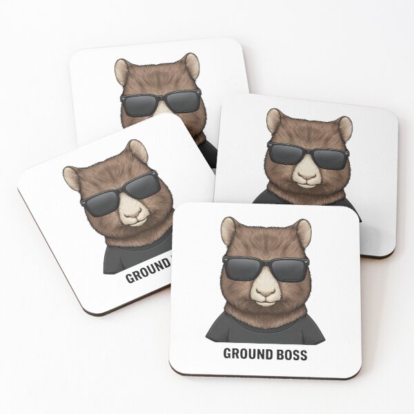 Item preview, Ground Boss Wombat designed and sold by SurajDesigns.