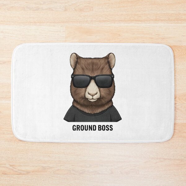 Item preview, Ground Boss Wombat designed and sold by SurajDesigns.