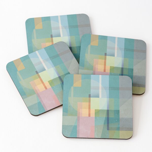 Item preview, Copy of Abstract geometrical pattern in green designed and sold by korasi.