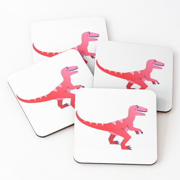 Item preview, Cute Red Raptor Dinosaur designed and sold by berserki_.