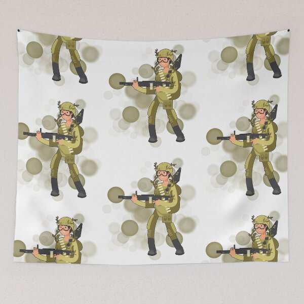 Item preview, Soldier in Cartoon Style - Aesthetic Illustration designed and sold by iamKRUK.