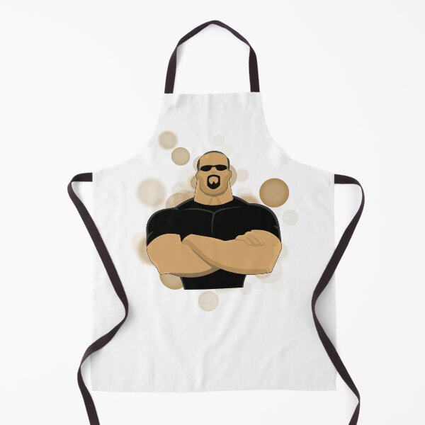 Item preview, Security Guard with Folded Arms in Cartoon Style - Aesthetic Illustration designed and sold by iamKRUK.
