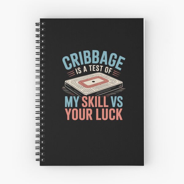 Item preview, Cribbage Is A Test Of My Skill VS Your Luck Board Card Game designed and sold by Dressed For  Duty.