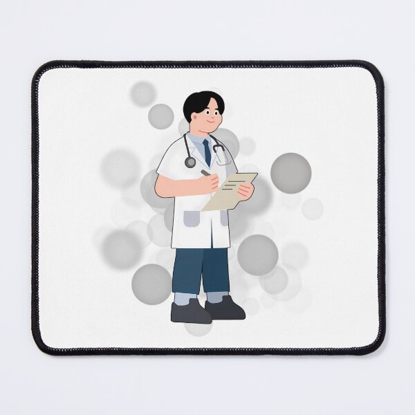 Item preview, Doctor in Cartoon Style - Aesthetic Illustration designed and sold by iamKRUK.