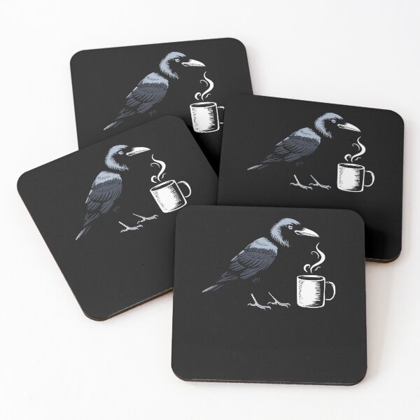 Item preview, Raven Crow Coffee Funny Hello Darkness designed and sold by Dressed For  Duty.