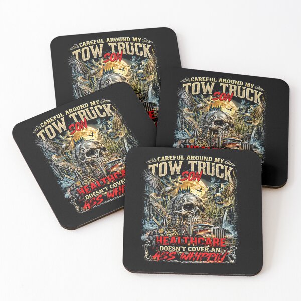 Item preview, Careful Around My Tow Truck Son Skull Eagle Healthcare  designed and sold by graphixpolash.