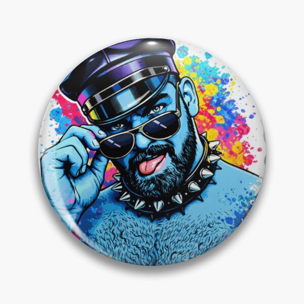 Item preview, Leather Daddy Taste The Power Gay Pride Graphic Art Design designed and sold by ItsAKinkThing.