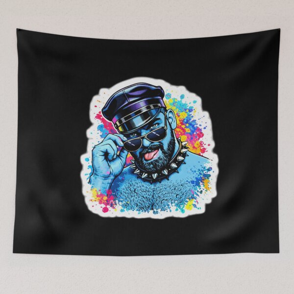 Item preview, Leather Daddy Taste The Power Gay Pride Graphic Art Design designed and sold by ItsAKinkThing.