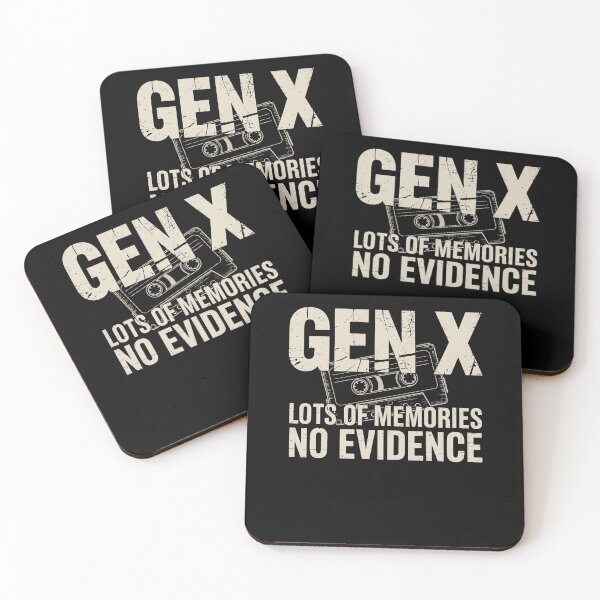 Item preview, Gen X Lots Of Memories No Evidence Adult Humor Nostalgia designed and sold by Dressed For  Duty.