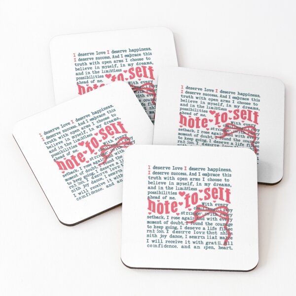 Item preview, Self Love Affirmations Note designed and sold by Colorful-Garden.
