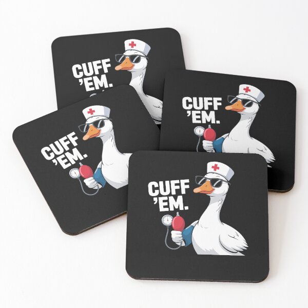 Item preview, Cuff 'Em Goose Nurse ER Nursing designed and sold by Dressed For  Duty.