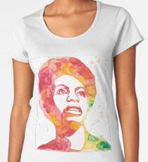 Nina Simone in Red and Orange Women's Premium T-Shirt