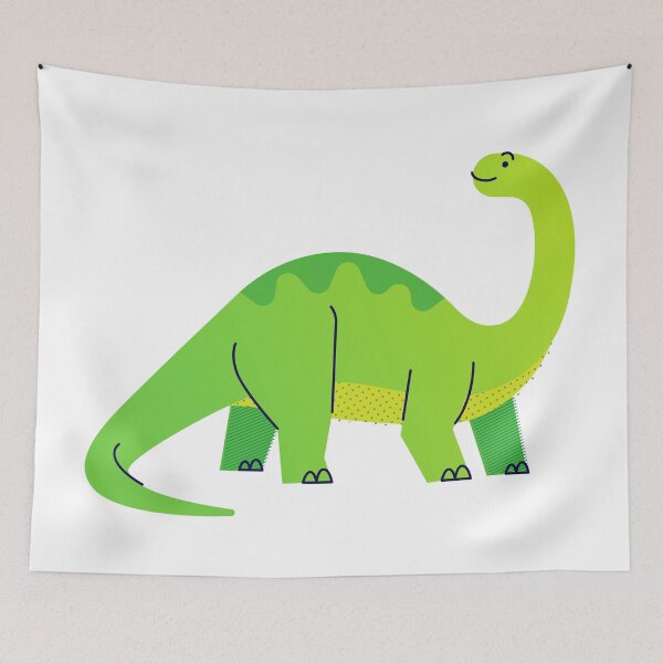 Item preview, Cute Green Brontosaurus Dinosaur designed and sold by berserki_.