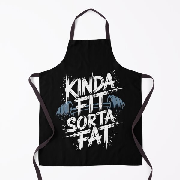 Item preview, Kinda Fit Sorta Fat Funny Fitness Workout designed and sold by Dressed For  Duty.