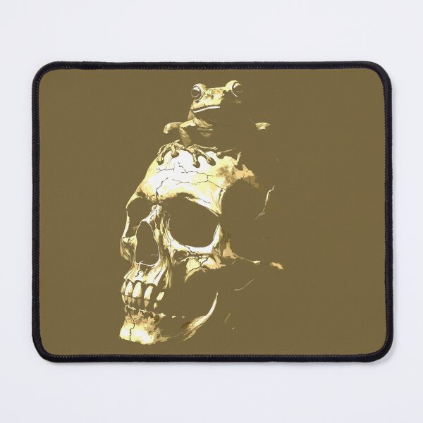 Item preview, Dark Academia Skull Art Sticker – Frog Detail Alchemy Design designed and sold by VikArtStudio.