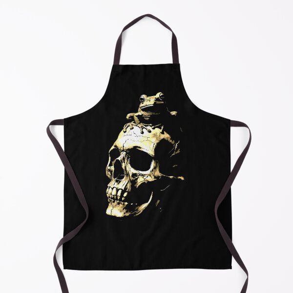 Artikelvorschau, Dark Academia Totenkopf-Aufkleber – Froschdetail von Alchemy Design entworfen und verkauft von VikArtStudio.