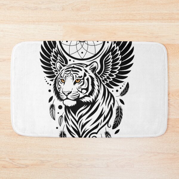 Item preview, Celestial Spirit Tiger – Winged Dreamcatcher Aesthetic designed and sold by Ossvio.