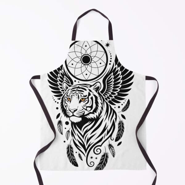 Item preview, Celestial Spirit Tiger – Winged Dreamcatcher Aesthetic designed and sold by Ossvio.