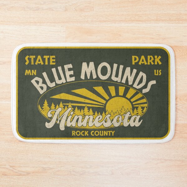 Item preview, Blue Mounds State Park, Rock County, Minnesota, badge design designed and sold by Wanderful-roads.