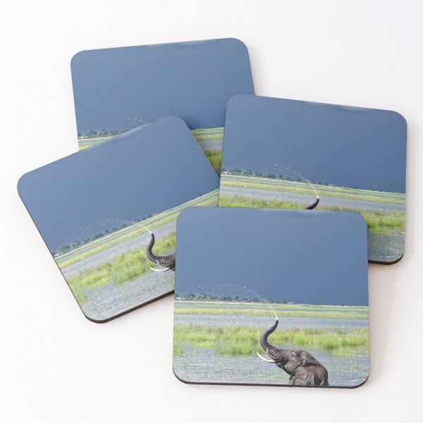 Item preview, Elephant Bathtime: Chobe River, Botswana designed and sold by Andrew Goodall.