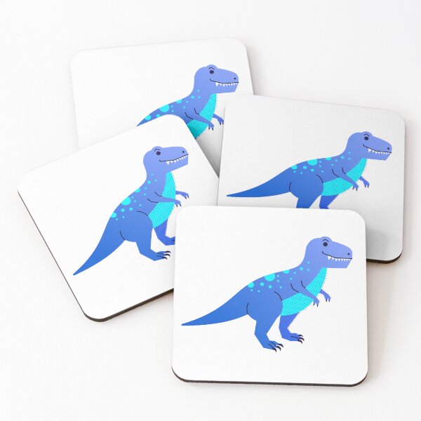Item preview, Cute Blue T-Rex Dinosaur designed and sold by berserki_.