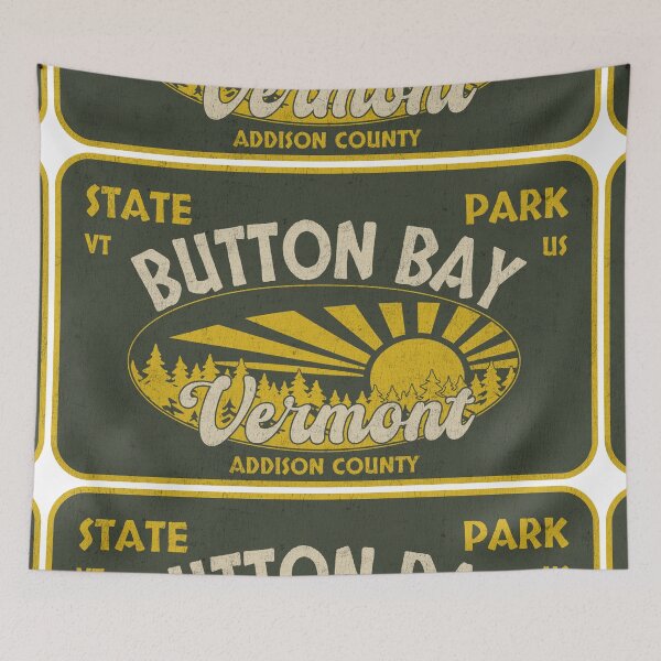 Item preview, Button Bay State Park, Addison County, Vermont, badge design designed and sold by Wanderful-roads.