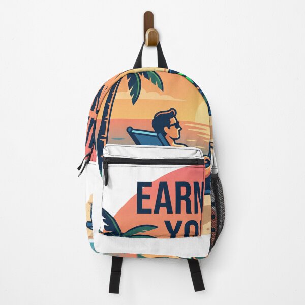 Item preview, Earn While You Tan – Passive Income Beach Vibes T-Shirt designed and sold by WealthSmith.