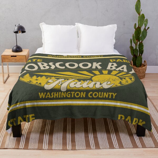 Item preview, Cobscook Bay State Park, Washington County, Maine, badge design designed and sold by Wanderful-roads.