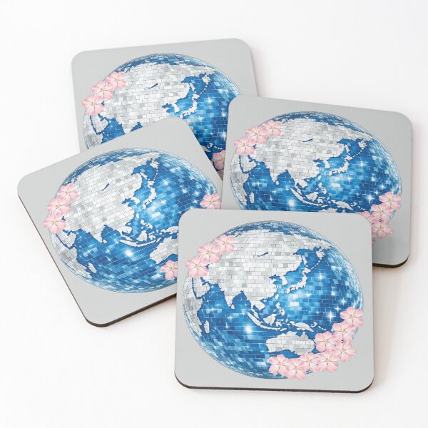 Item preview, Sakura Disco Earth: Japanese Cherry Blossom & Modern Style designed and sold by SakuraMarket26.