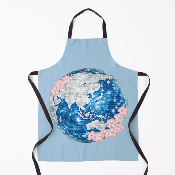 Item preview, Sakura Disco Earth: Japanese Cherry Blossom & Modern Style designed and sold by SakuraMarket26.