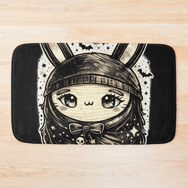 Item preview, Goth Kawaii Bunny Girl – Dark Cute Aesthetic designed and sold by InnerwayStudio.