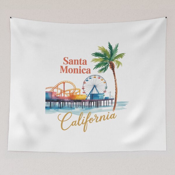 Item preview, Santa Monica Pier California designed and sold by Moon-Ape.