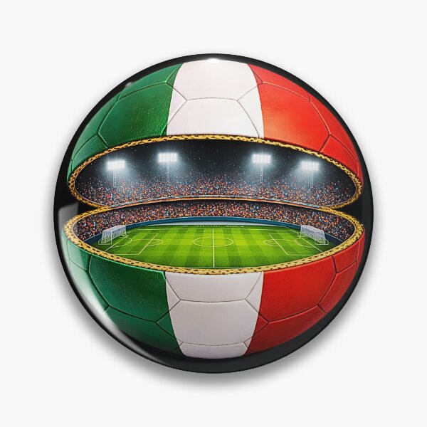 Item preview, Italy Football Stadium Ball Design  designed and sold by FunToTheFullest.