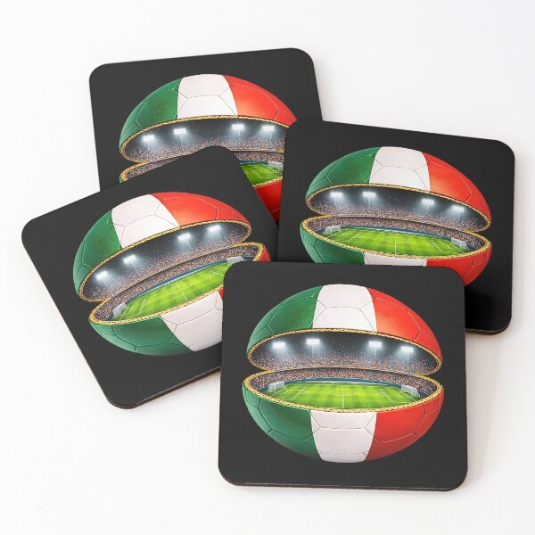 Item preview, Italy Football Stadium Ball Design  designed and sold by FunToTheFullest.