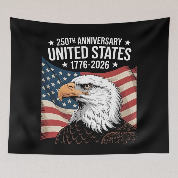 Item preview, 250 Anniversary USA 250th US Flag Patriotic 4th of July designed and sold by RonnasJackson.
