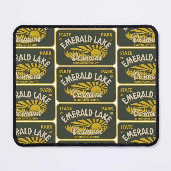 Item preview, Emerald Lake State Park, Bennington County, Vermont, badge design designed and sold by Wanderful-roads.