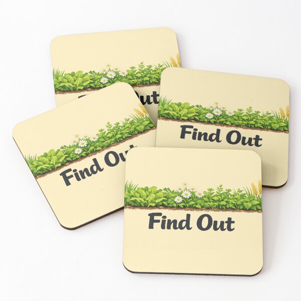 Item preview, Continuous Plantation Line with “Find Out” Bold Typography designed and sold by annenambiro.