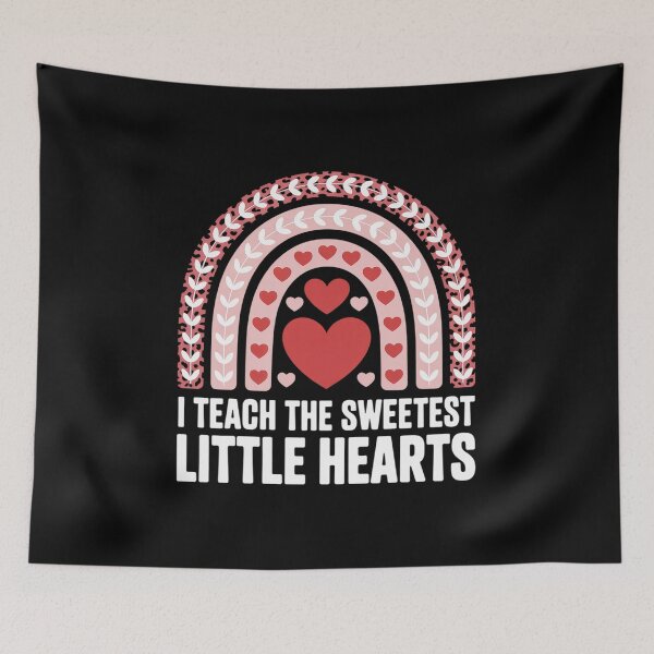 Item preview, I Teach The Sweetest Hearts Teacher Rainbow Valentine's Day designed and sold by RonnasJackson.