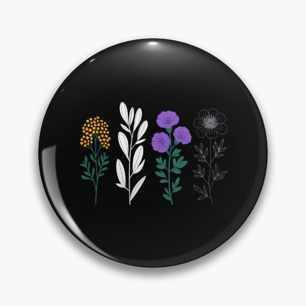 Item preview, Nonbinary Flowers Floral Nonbinary Pride Queer Pride Nonbinary Flag LGBTQ Pride designed and sold by Moon-Ape.