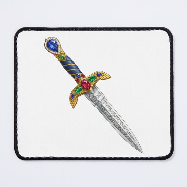 Item preview, Ornate Jeweled Fantasy Dagger Aesthetic designed and sold by octozap.