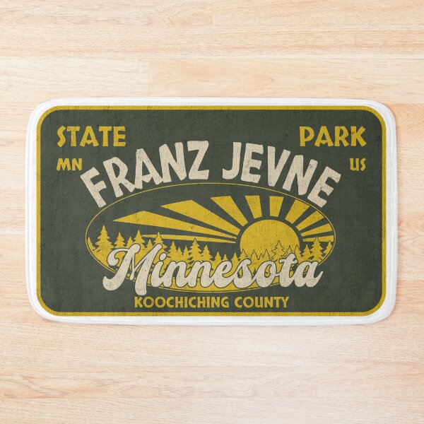 Item preview, Franz Jevne State Park, Koochiching County, Minnesota, badge design designed and sold by Wanderful-roads.