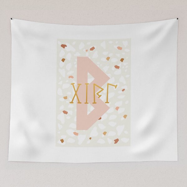 Item preview, Birthday card Girl runic B (Berkano) designed and sold by TotalKejas.