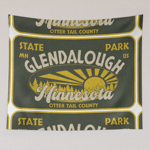 Item preview, Glendalough State Park, Otter Tail County, Minnesota, badge design designed and sold by Wanderful-roads.